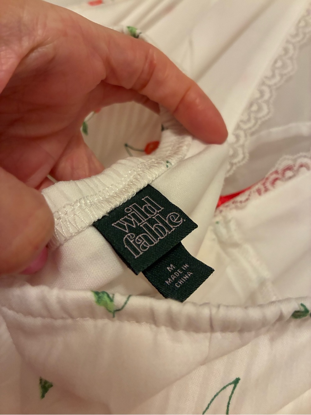 wild fable white Dress with Red Cherry Print - Picture 4 of 5